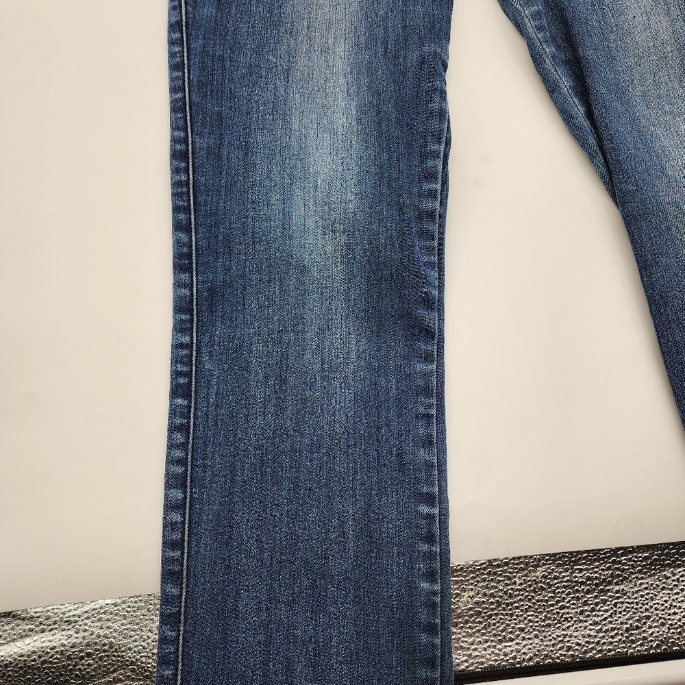 Womens 11 Just Jeans Fit Enhancer Blue Straight Leg Jeans - Picture 10 of 16
